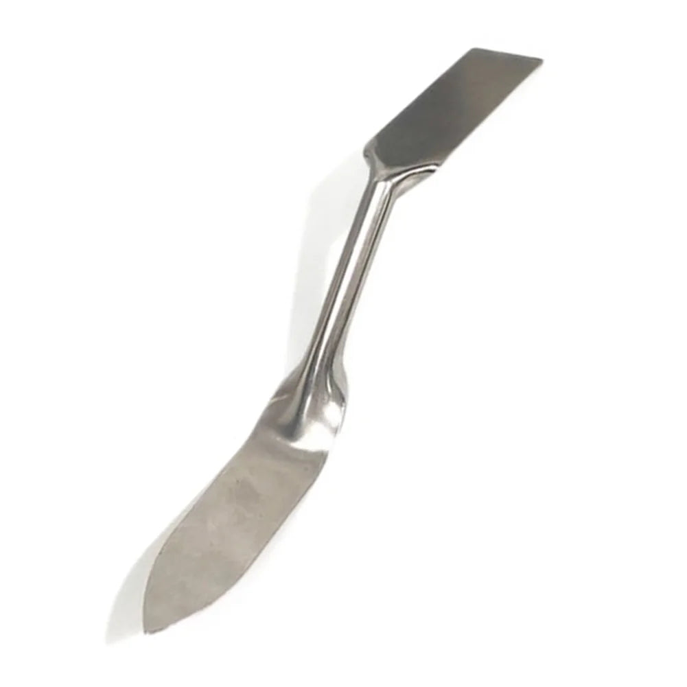 Double headed plastering trowel, stainless steel caulking and seam repair tool