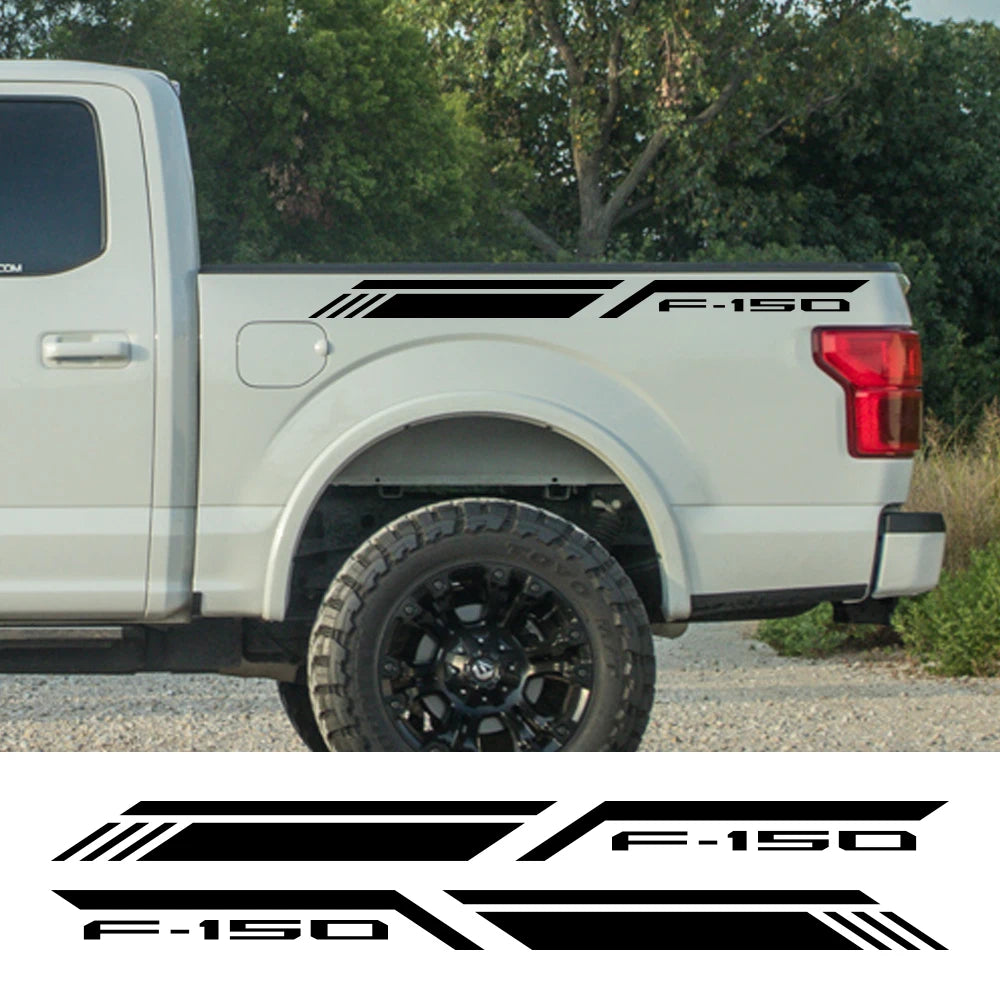 Pickup Bed Side Stripe Decal for F150 Raptor Lariat