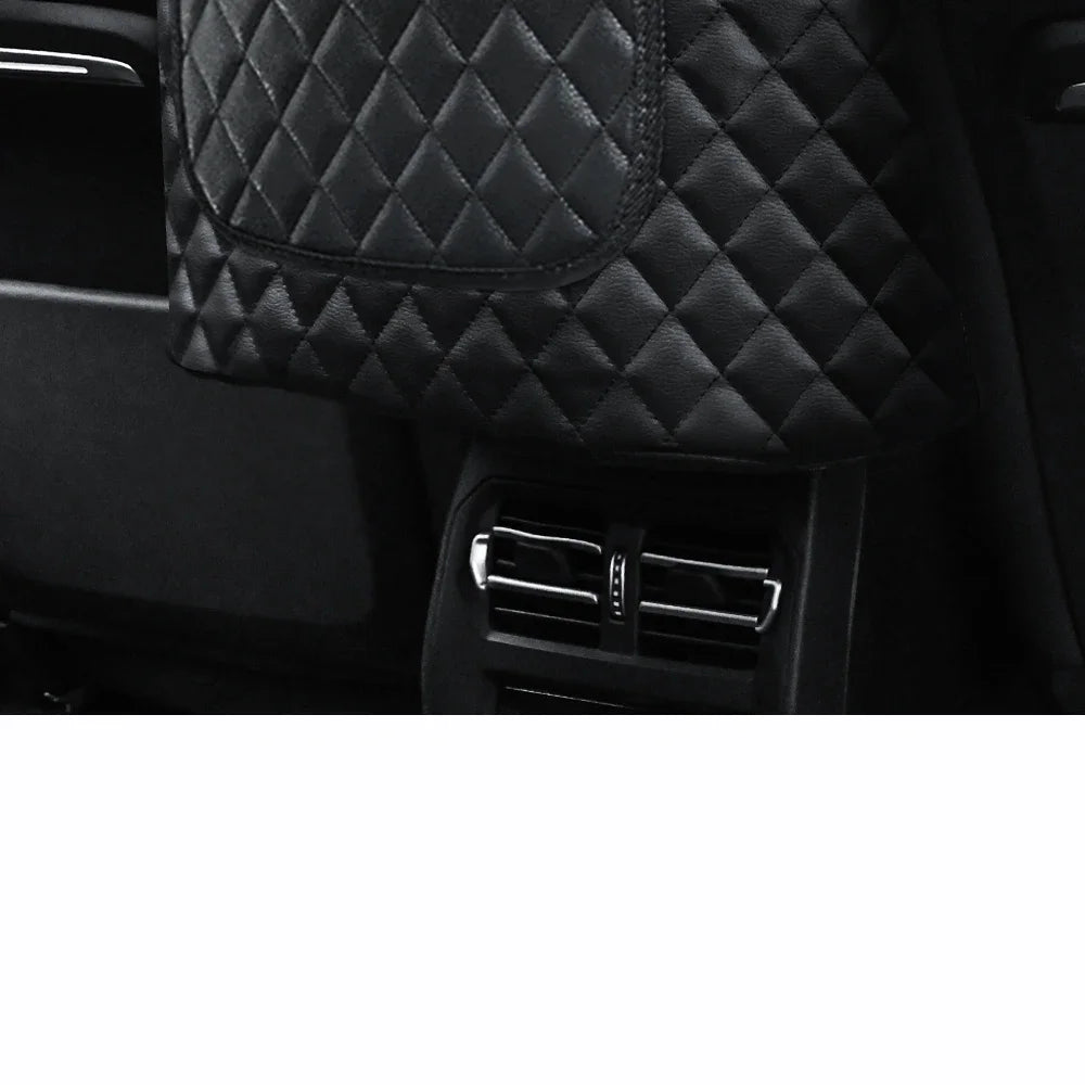 Large Car Middle Seat Storage Bag with Net Pocket