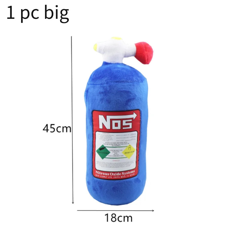 Nitrous Bottle Style Plush Car Neck Pillow and Headrest Cushion