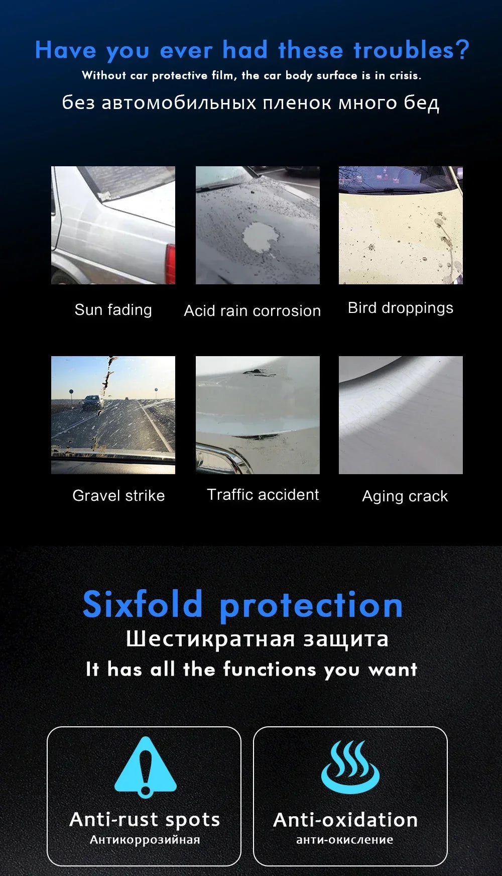 Headlight and Taillight Tint Film, Self-Adhesive Vinyl, 30cm Wide