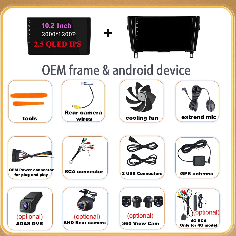10-Inch Touchscreen Radio for Nissan Qashqai - CarPlay & Android Auto - image 11