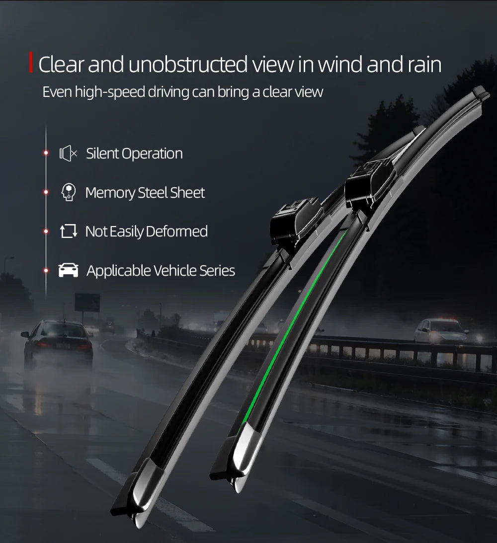 Front Windshield Wiper Blades for Dodge Ram 1500 2500 3500 2002-2018 - image 17