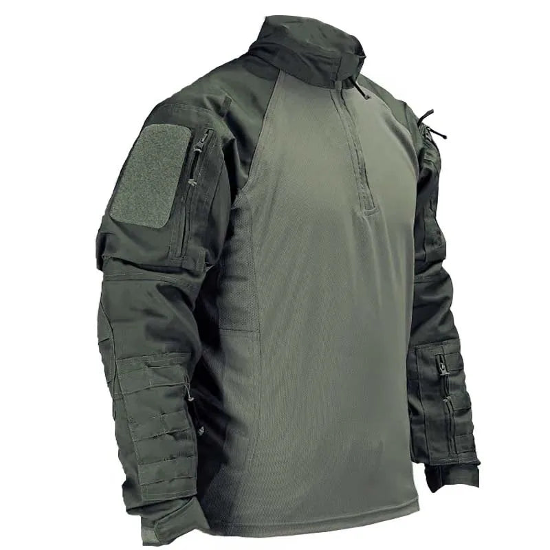 Men's Long-Sleeve Multi-Pocket Tactical Shirt - image 9