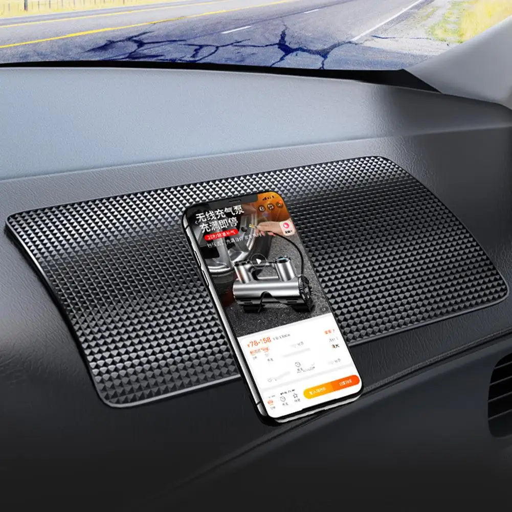 Car Non Slip Mat Sticky Anti Slip PVC Pads In Car Dashboard Heat Resistant For Phone Sunglasses Holder Car Ornaments Accessories