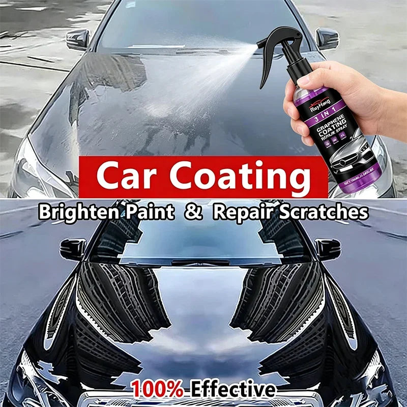 Graphene Ceramic Coating Spray for Car Paint and Glass, 100ml