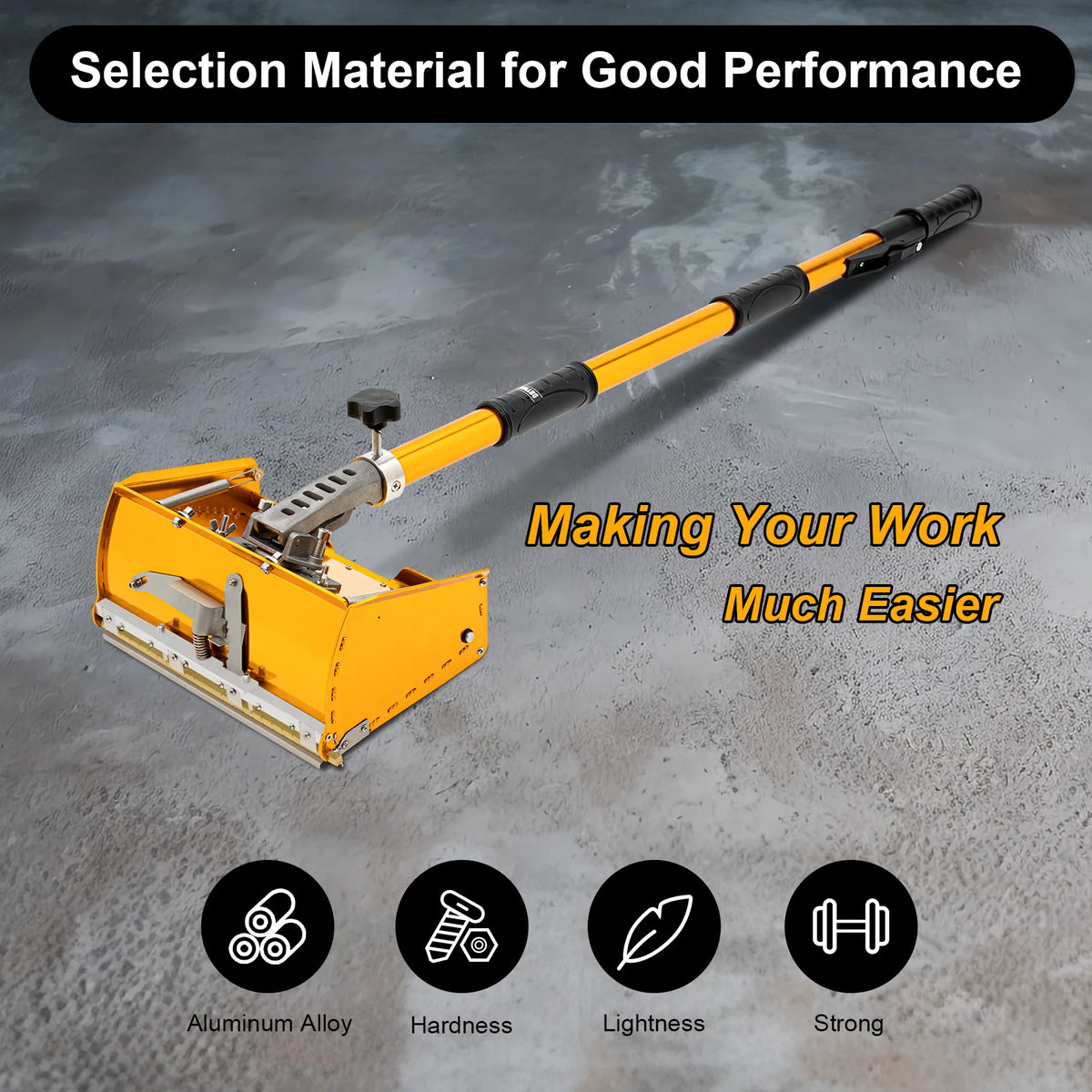 Drywall flat finishing box, 5 gear adjustable skimming tool for walls and ceilings