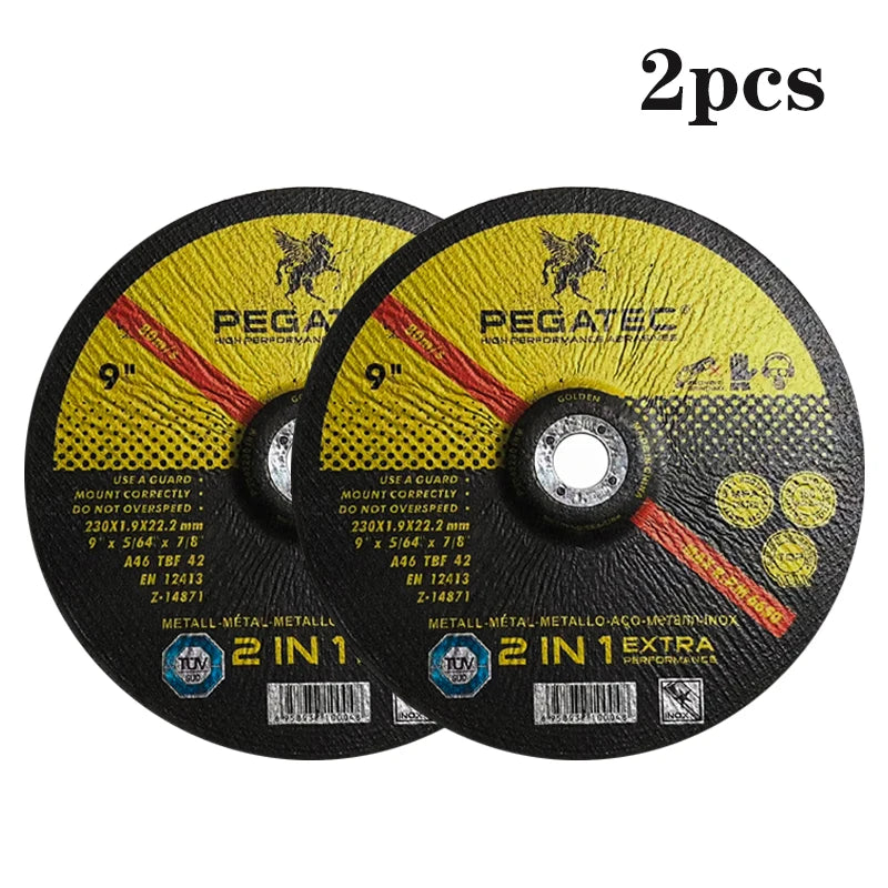 9 Inch Angle Grinder Cutting Disc 5/64 Inch Thick with 7/8 Inch Inner Bore