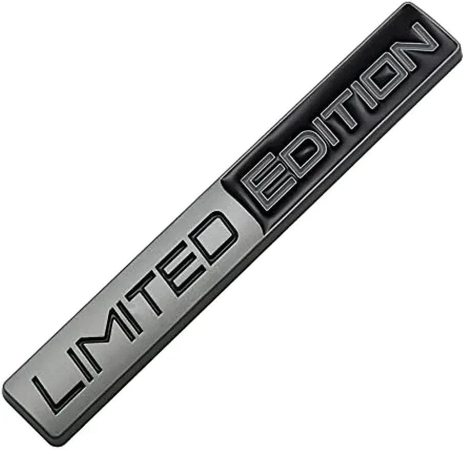 3D Limited Edition Aluminium Emblem Badge Decal for Car Trunk