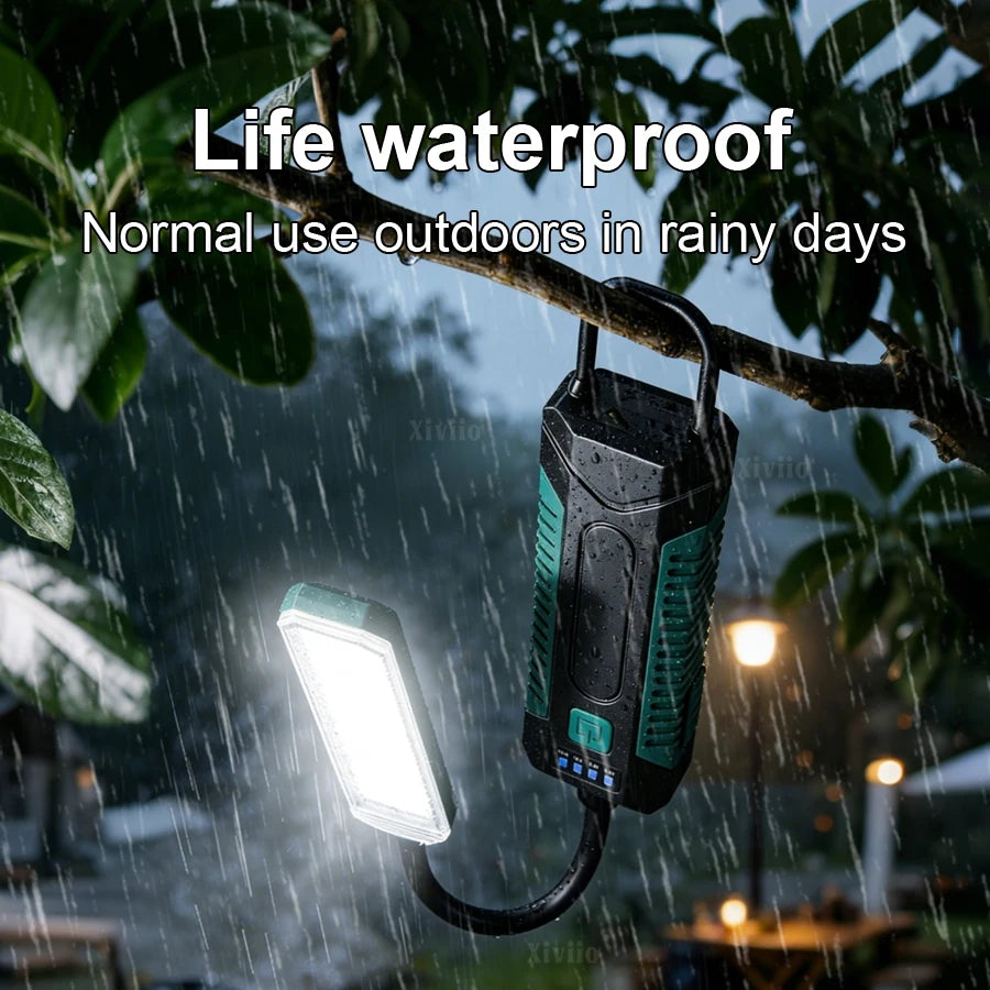 COB LED Work Light Rechargeable Outdoor Emergency Lighting Led Work Light with 360° Swivel Hose,Magnetic,Hanging Hook Car Repair