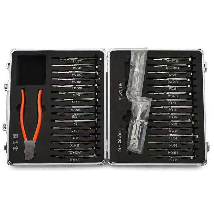 Lishi 32-Piece 2-in-1 Car Door Lock Pick & Decoder Tool Kit - image 7