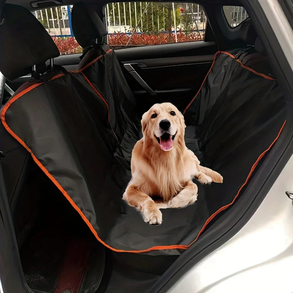 Dog Car Seat Cover for Back Seat, Duty Waterproof & Scratch-Resistant Dog Hammock for Car, Back Seat Pet Cover for Dogs