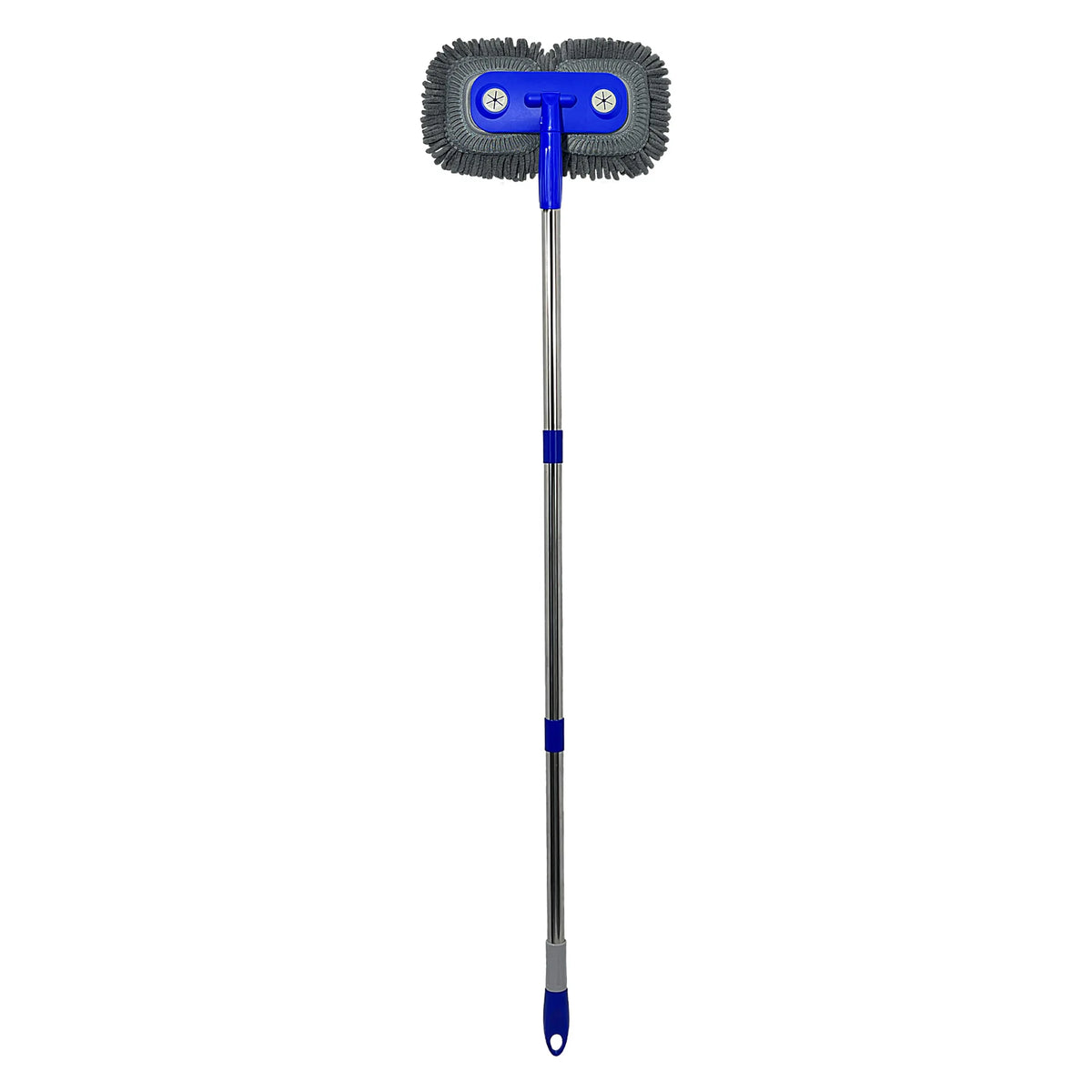 Car Cleaning Brush Double Head Car Wash Brush Telescoping Long Handle Car Wash Mop Soft Hair Chenille Broom Auto Cleaning Brush