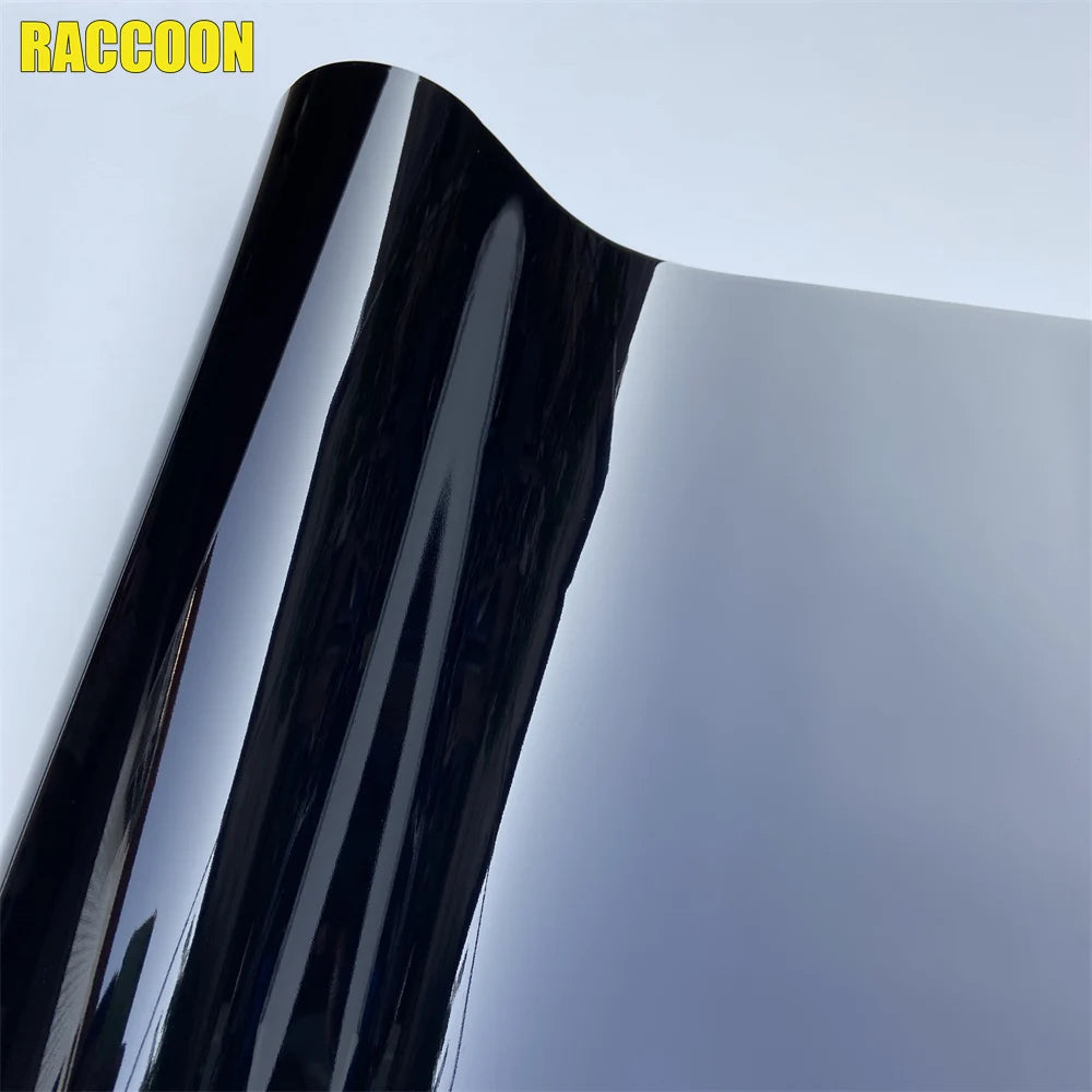 Glossy Black Vinyl Wrap for Car Trim & Chrome Delete