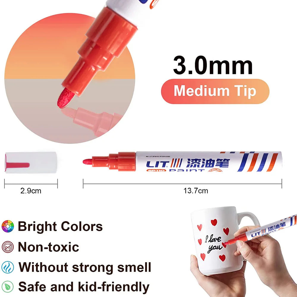 Auto Touch-Up Paint Pen, Scratch Fill Marker