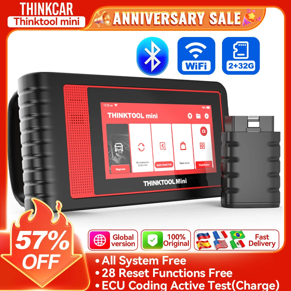 THINKTOOL MINI2 OBD2 Scanner Car Diagnostic Tool