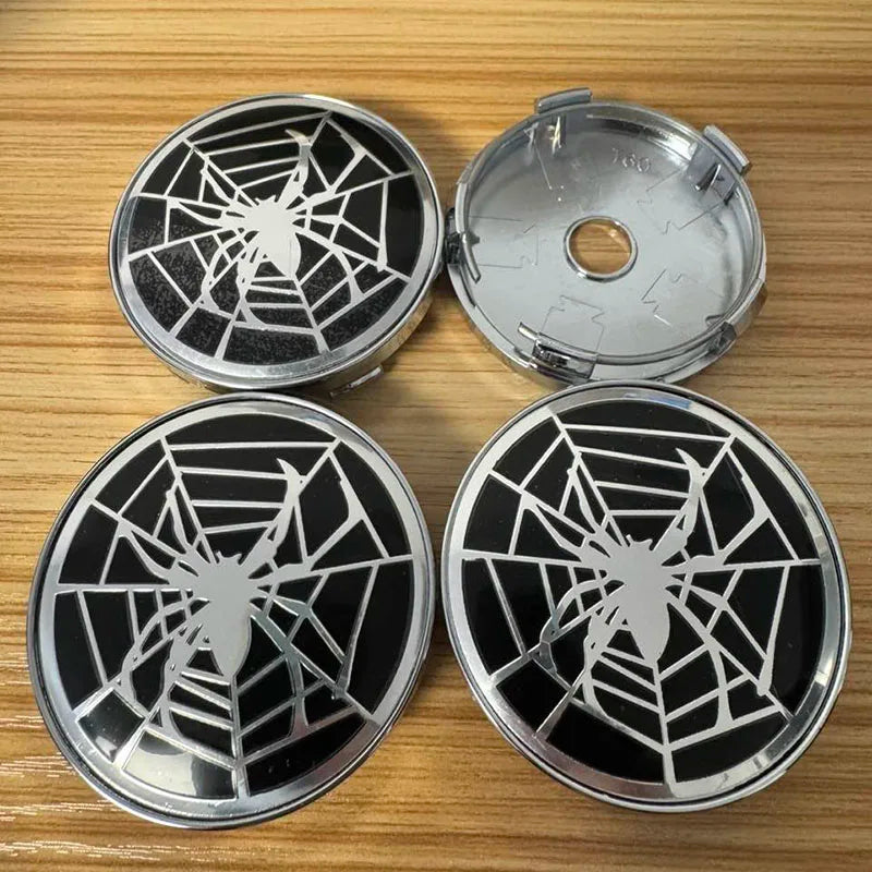 56/60mm Universal Wheel Hub Center Caps, 4-Pack - image 9