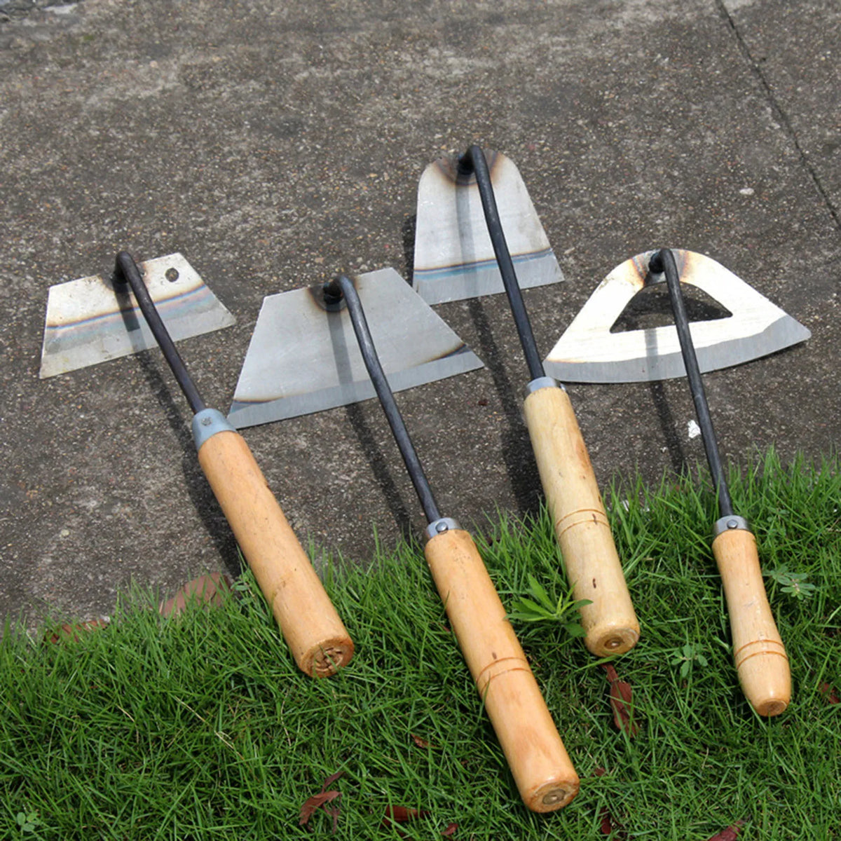Carbon Steel Weeding Hoe - Multi-Purpose Garden Weed Remover