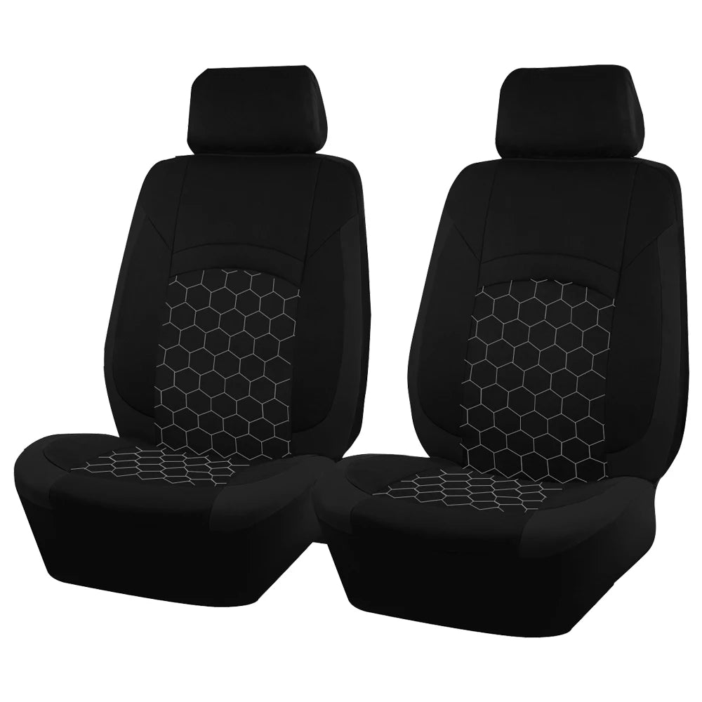 Football Embroidery Car Seat Covers, Universal Fit
