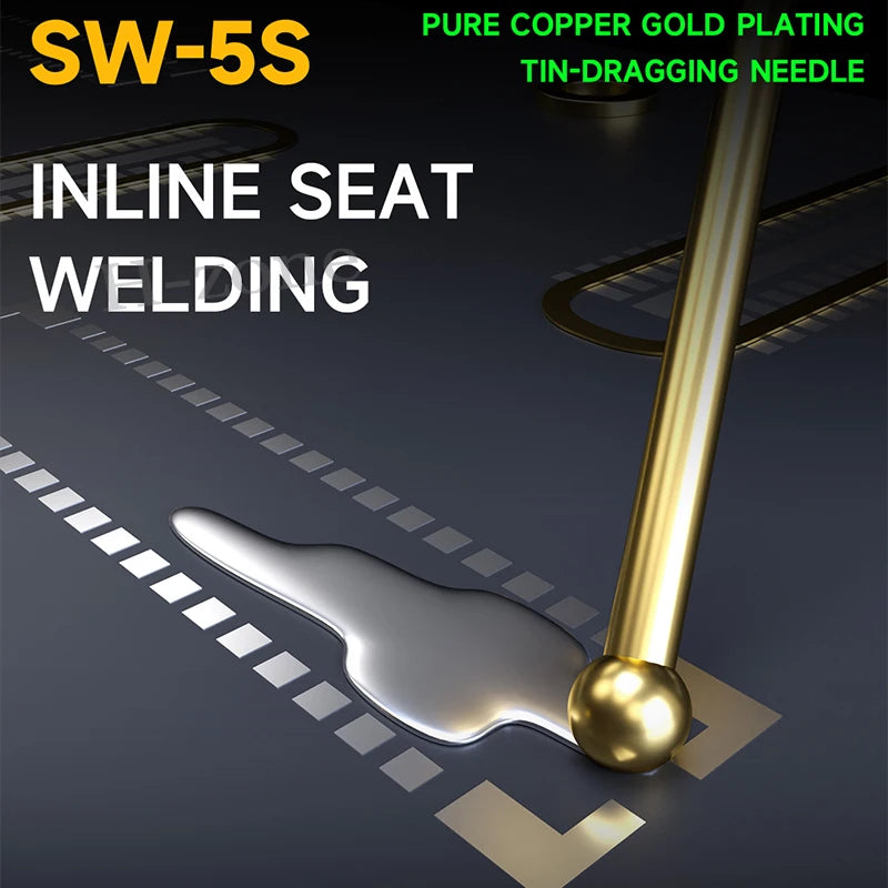 Mechanic SW-5S Gold Plated Soldering Needle Set for Electronics Repair - image 5