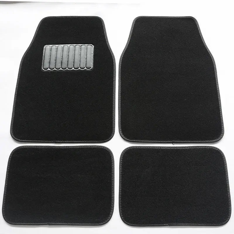 Car Floor Mats Universal Carpet 4PCS Full Set Car Floor Mat For Auto Foot Pads Automobile Carpet Cover Universal Car Styling