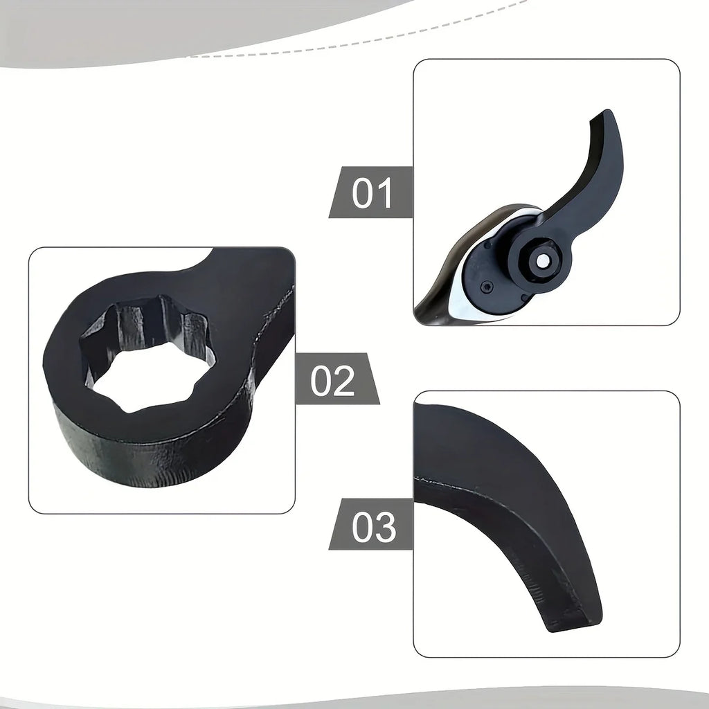Angle Half Axle Pry Bar Adapter for Open End Wrench Disassembly - image 10