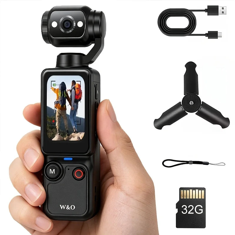 4K Camcorder with Flip Screen & Tripod – Ultra HD Vlogging Camera - image 10