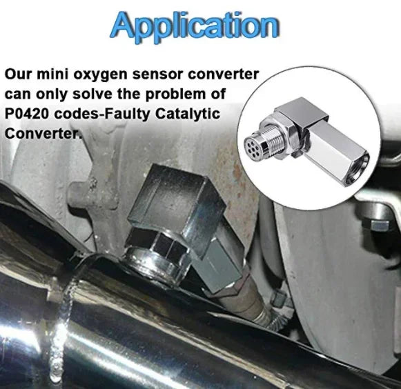 Universal Stainless O2 Sensor Spacer M18x1.5 Check Engine Light Fix - image 9