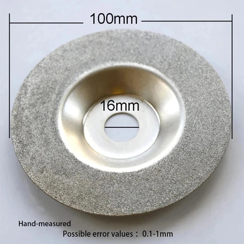 Angle Grinder Diamond Glass Grinding Disc Household Cymbal Shaped Electric Sharpening Disc Polishing Discs Cutting Blades