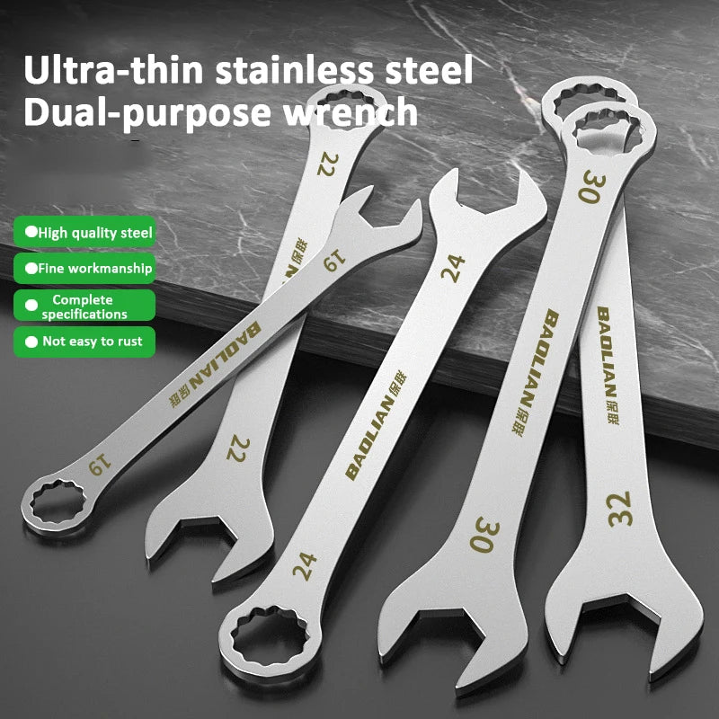 Ultra-Thin Ratchet Wrench 5-32MM for Auto & Bike Repairs - image 2