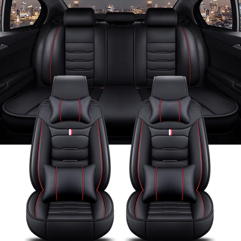 PU Leather Car Seat Covers for BMW 5 Series (F10, G30, E60 and More)