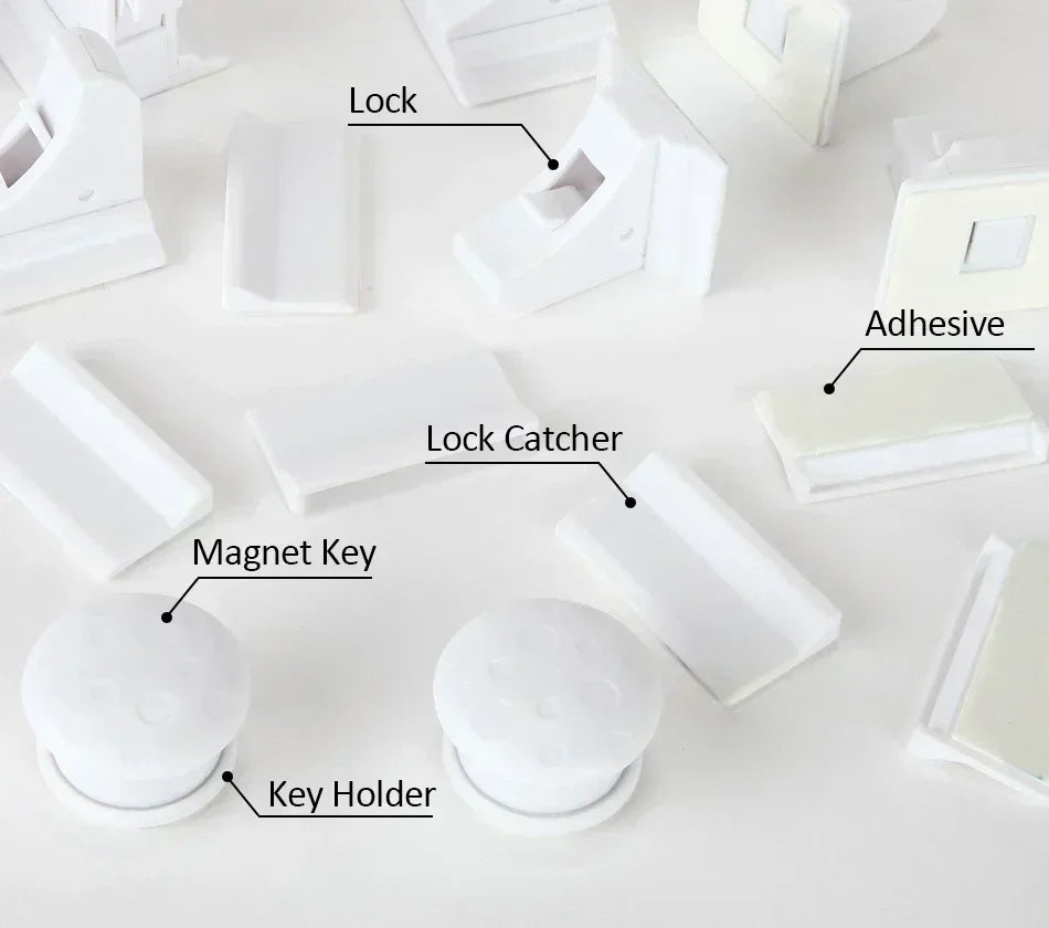Magnetic Invisible Child Safety Locks for Drawers & Cabinets - image 12