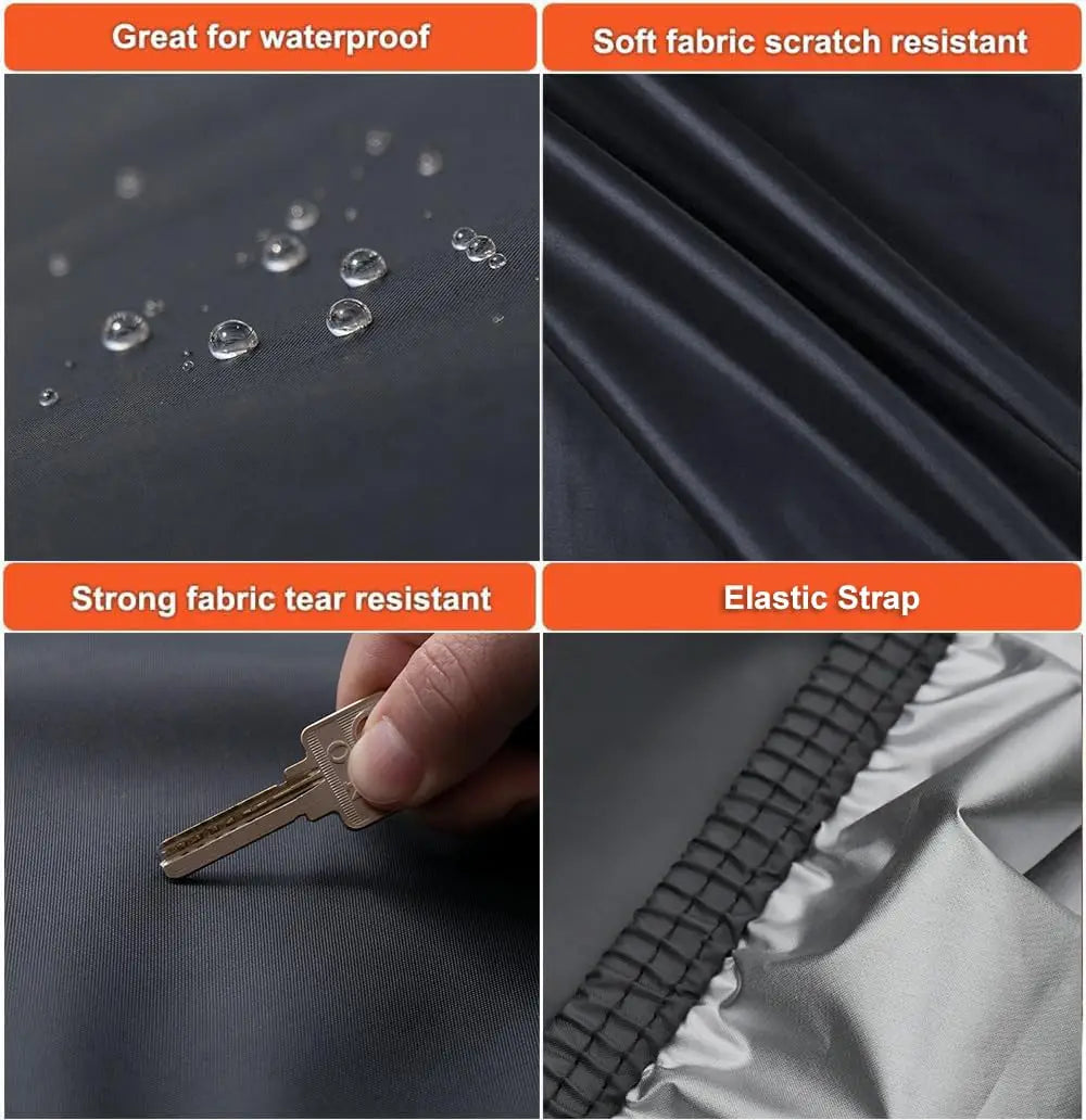 Kayme 210T Zippered Waterproof Car Cover, All-Weather - image 2
