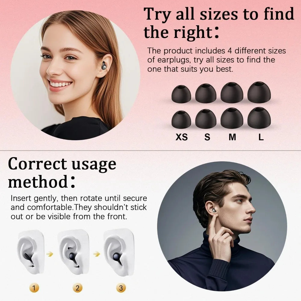 Noise-Cancelling Earplugs for Focus, Travel & Work