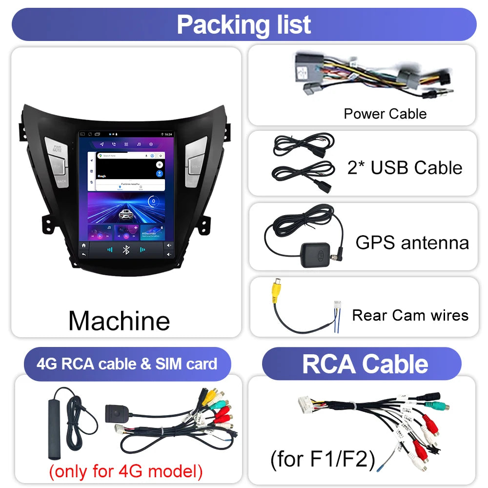 9.7-inch Android Car Stereo with GPS for Hyundai Elantra 2011-2016 - image 6