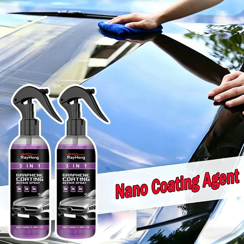 Graphene Ceramic Coating Spray for Car Paint and Glass, 100ml