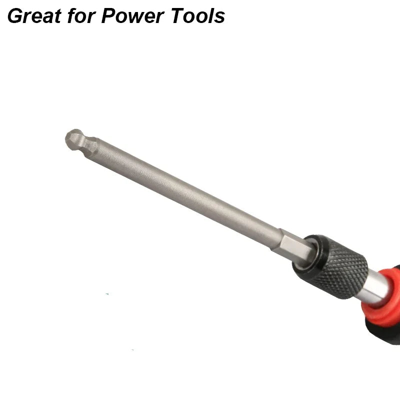 Ball End Hex Screwdriver Bit Set - Magnetic Allen Wrench Bits - image 5