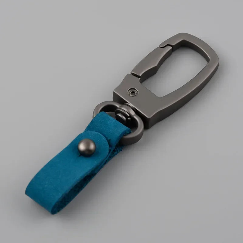 Fashion Handmade Keychain Leather Keyring DIY Car Keychain Key Holder Keys Organizer Charm Keychain Accessories