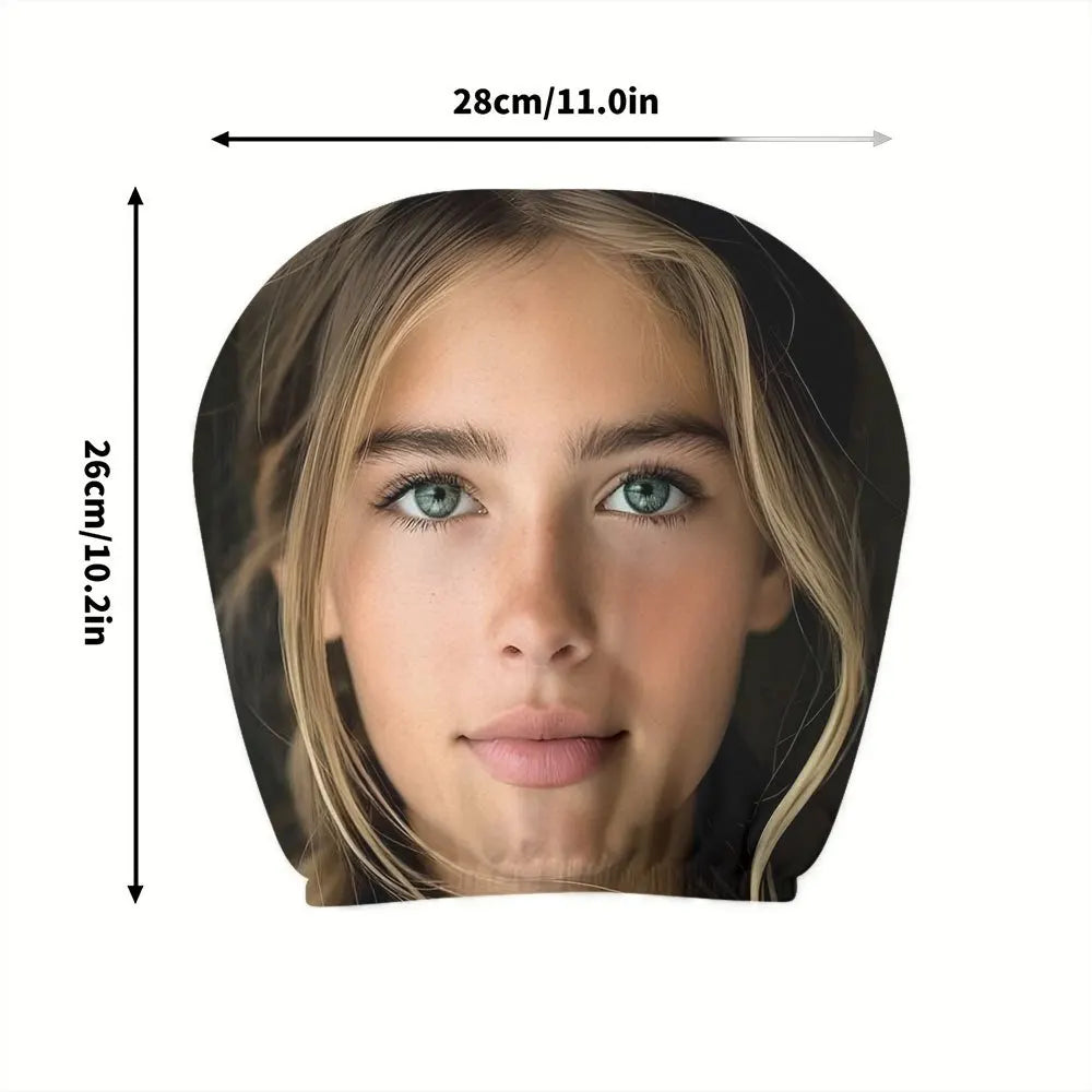 Character Print Car Headrest Covers, Set of 2