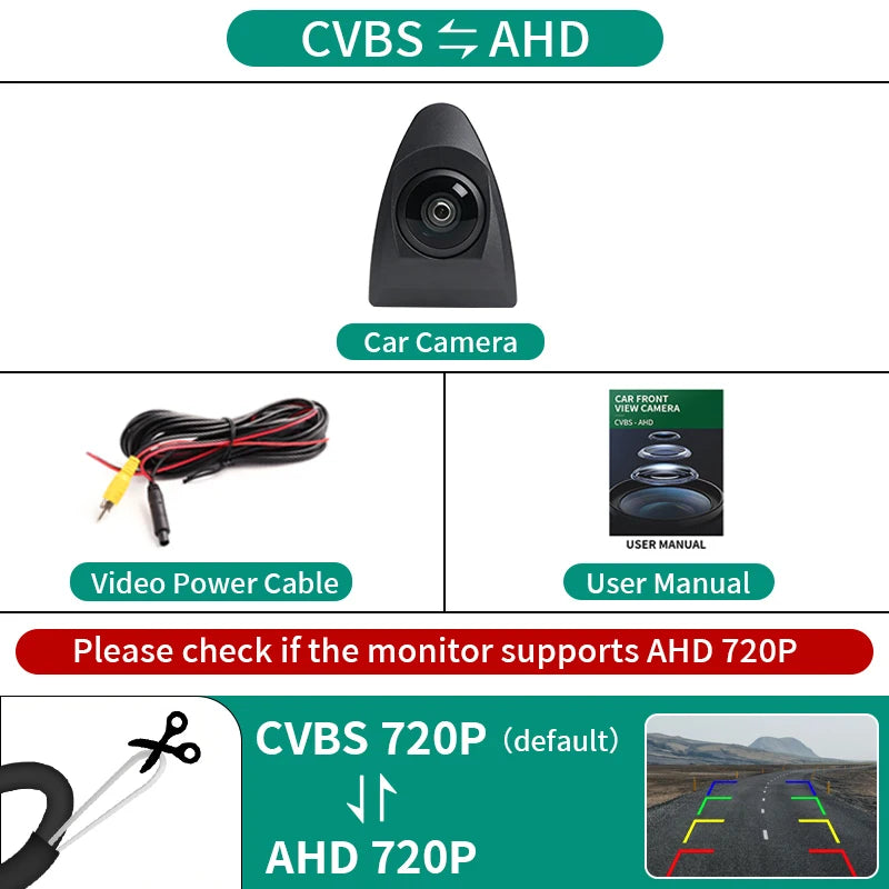 AHD Waterproof Front View Camera for Toyota Corolla & RAV4 - image 19