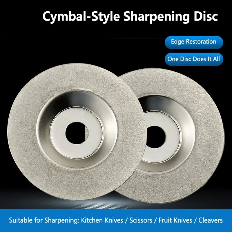 Angle Grinder Diamond Glass Grinding Disc Household Cymbal Shaped Electric Sharpening Disc Polishing Discs Cutting Blades