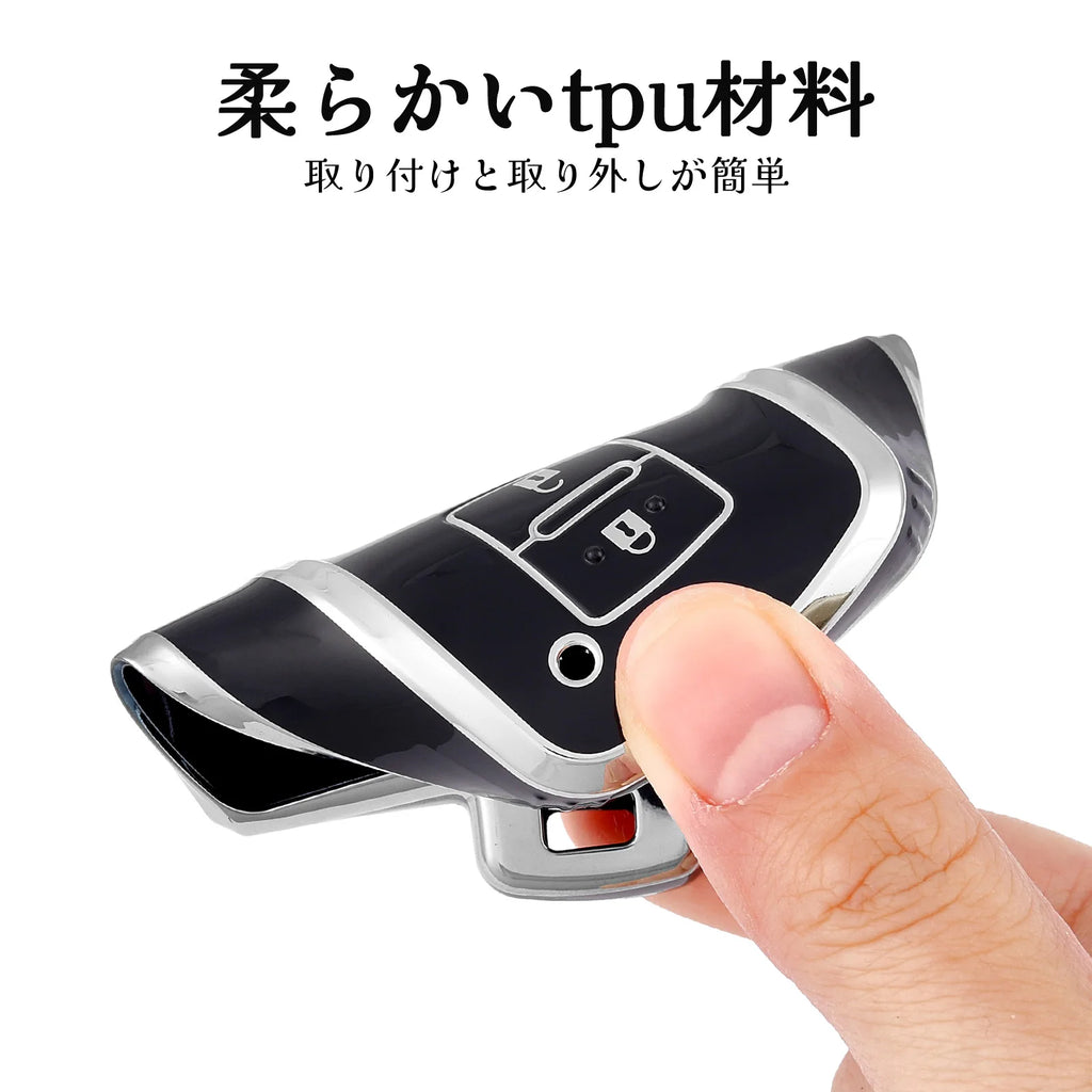 Premium TPU Key Cover for Toyota Smart Key Fobs - image 4
