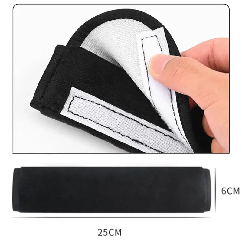 Adjustable Car Seat Belt Covers - 2 Pack Shoulder Pads - image 2