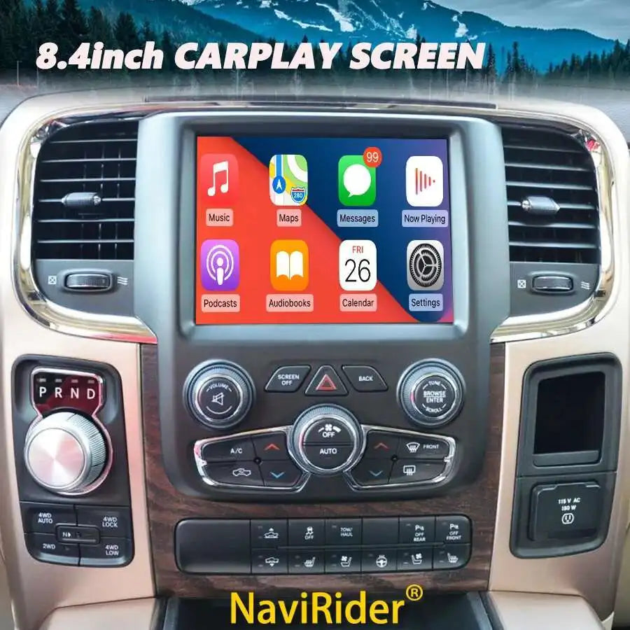 8.4" Android 14 CarPlay Stereo for Dodge RAM & Jeep - image 16