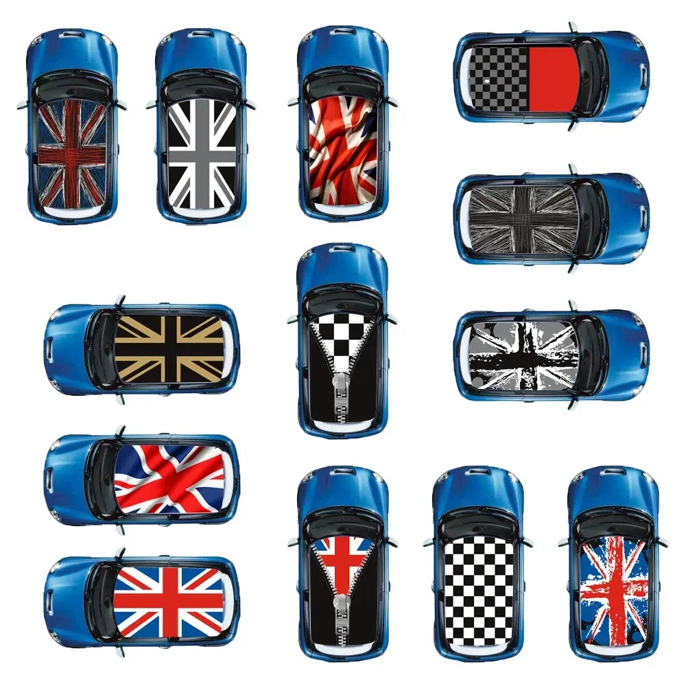 Union Jack Car Full Roof Cover Top Decal Sticker Protector Film For Mini Cooper S R50 R53 R55 Clubman R56 R60 Countryman F55 F56