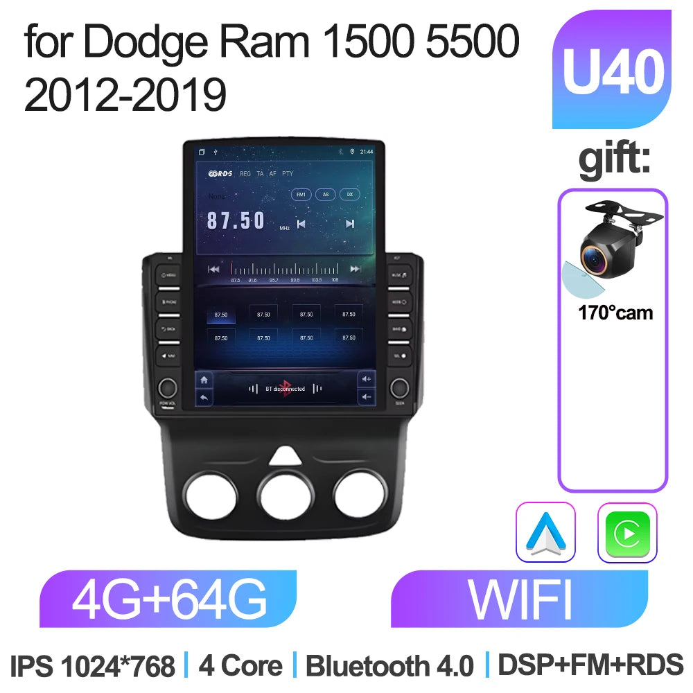 9.7-inch Android CarPlay Stereo for Dodge Ram 2012-2019 - image 48