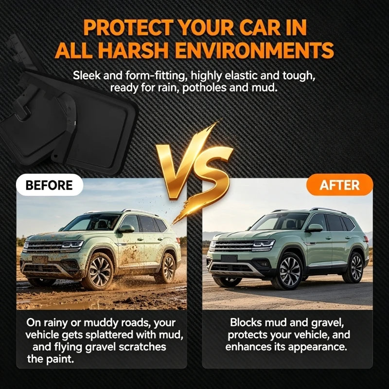 M76E Protective Mud Flaps For F150 2021-2025 SUV Against Rocks And Dirt