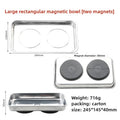 Square Magnetic Parts Bowl – Stainless Steel Workshop Tray