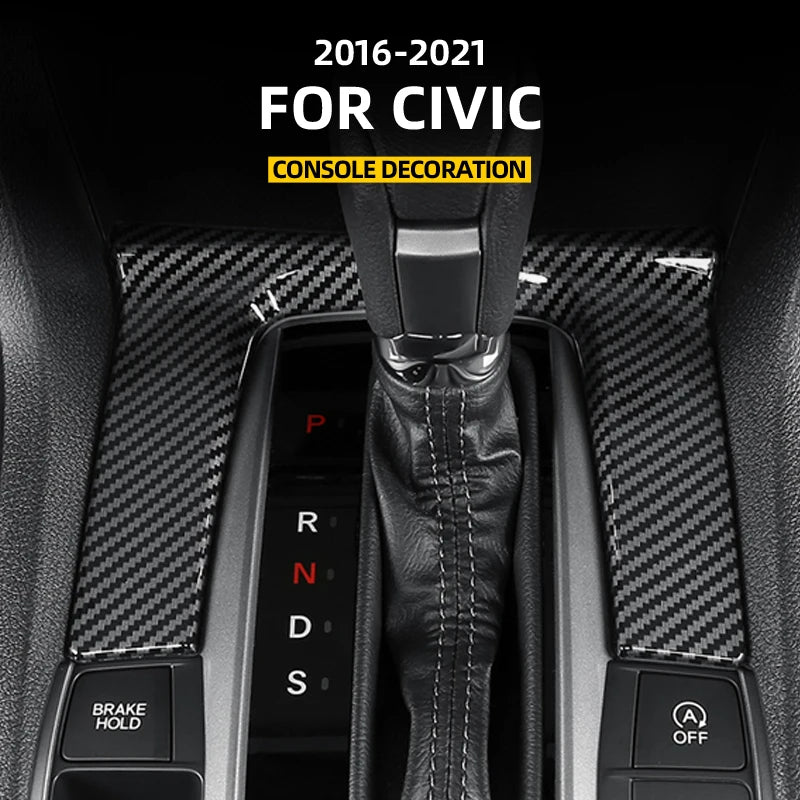 Gear Panel Decorative Sticker for Honda Civic 2016-2021