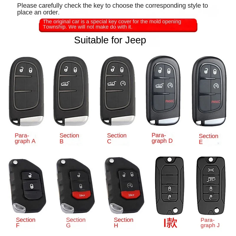 Fit for Jeep Wrangler Car Key Fob Cover Case Dodge Grand Cherokee Gladiator JT Sahara JLU JL Rubicon Robin Hood
